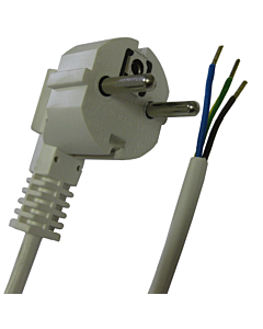 3m aansluitsnoer met stekker