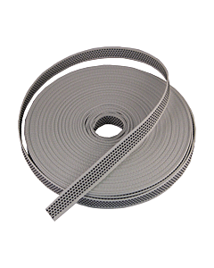 optrekband per rol van 50 m, zwart/wit, 14 mm breed