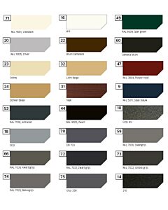 kleurstalen Heroal HK842/RS42