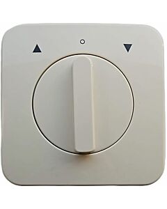 Inbouw draaischakelaar cremewit