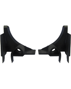 Alulux inlooptrechter 2.0 zwart, schroefbaar (set L&R)