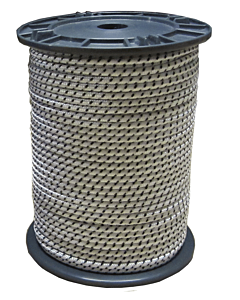 Koord 4,5mm zwart / wit