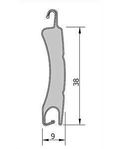 Heroal mini_E - RS38 losse lamellen