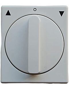 Opbouw draaischakelaar helder wit