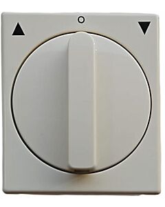 Somfy opbouw draaischakelaar met grondplaat cremewit