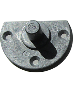 Inbouwbeugel met as 12