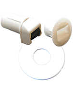 Band doorvoerset voor buis rond wit