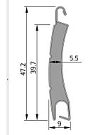 Alutech AR40 losse lamellen