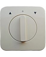 Inbouw draaischakelaar cremewit