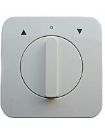 Inbouw draaischakelaar helder wit